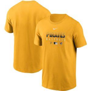 Fantastic Men's Pittsburgh Pirates Nike Gold Authentic Collection Team Performance T Shirt For a short time available Grab yours quickly to own a team jersey
