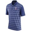 Fantastic Men's Texas Rangers Nike Royal Dri FIT Stripe Polo