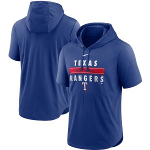 Fantastic Men's Texas Rangers Nike Royal Home Team Short Sleeve Hoodie Top For a short time available Grab yours quickly to own a team jersey