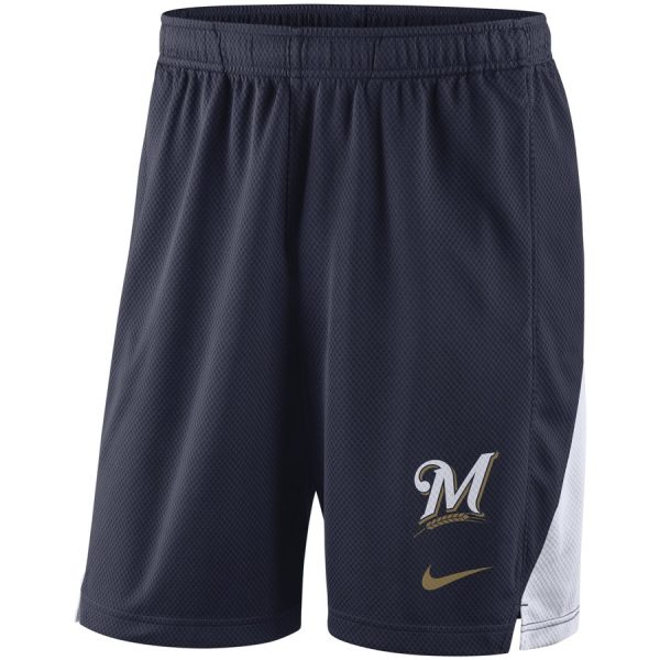 Fantastic Milwaukee Brewers Nike Franchise Performance Shorts Navy