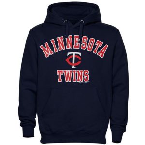 Fantastic Minnesota Twins Fastball Fleece Pullover Navy Blue MLB Hoodie
