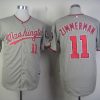 Fantastic Nationals #11 Ryan Zimmerman Grey Stitched MLB Jersey