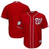 Fantastic Nationals Blank Red 2019 Spring Training Cool Base Stitched MLB Jersey