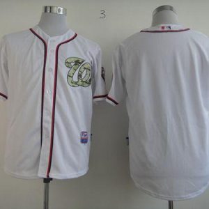 Fantastic Nationals Blank White USMC Cool Base Stitched MLB Jersey