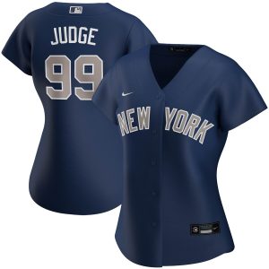 Fantastic New York Yankees #99 Aaron Judge Nike Women's Alternate 2020 MLB Player Jersey Navy Sports fans this is your chance Order soon to be part of the action