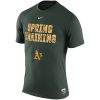 Fantastic Oakland Athletics Nike 2016 Authentic Collection Legend Team Issue Spring Training Performance T Shirt Green