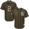 Fantastic Padres #2 Jose Pirela Green Salute to Service Stitched Youth MLB Jersey Be among the first buyers Order now to enjoy top notch quality