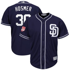 Fantastic Padres #30 Eric Hosmer Navy 2019 Spring Training Cool Base Stitched MLB Jersey