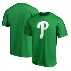 Fantastic Philadelphia Phillies Majestic 2019 St. Patrick's Day White Logo T Shirt Green