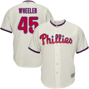 Fantastic Phillies #45 Zack Wheeler Cream New Cool Base Stitched MLB Jersey
