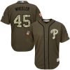 Fantastic Phillies #45 Zack Wheeler Green Salute to Service Stitched Youth MLB Jersey Sports fans this is your chance Order soon to be part of the action