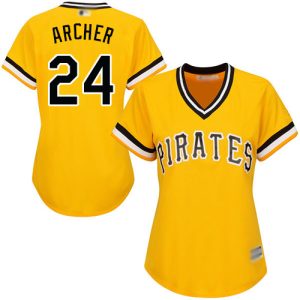 Fantastic Pirates #24 Chris Archer Gold Alternate Women's Stitched MLB Jersey Hurry Exclusive offer Place your order immediately for a great jersey