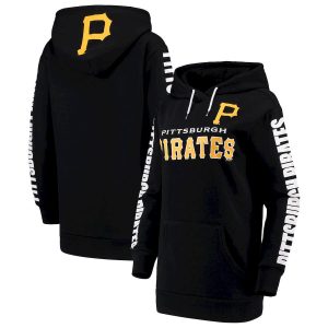 Fantastic Pittsburgh Pirates G III 4Her by Carl Banks Women's Extra Innings Pullover Hoodie Black