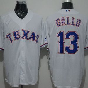 Fantastic Rangers #13 Joey Gallo White New Cool Base Stitched MLB Jersey