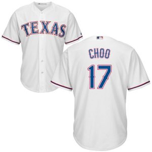 Fantastic Rangers #17 Shin Soo Choo White Cool Base Stitched Youth MLB Jersey Limited stock Order now to show your love for your team