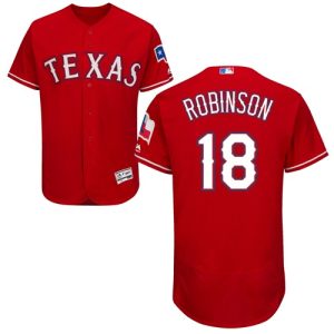 Fantastic Rangers #18 Drew Robinson Red Flexbase Authentic Collection Stitched MLB Jersey