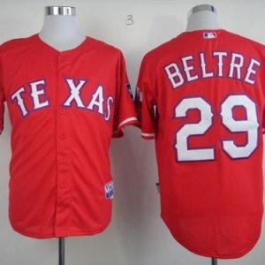 Fantastic Rangers #29 Adrian Beltre Red Cool Base Stitched MLB Jersey