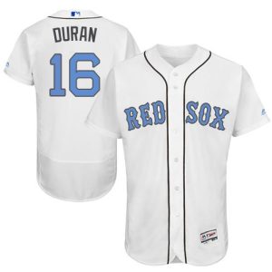 Fantastic Red Sox #16 Jarren Duran White Flexbase Authentic Collection Father's Day Stitched MLB Jersey