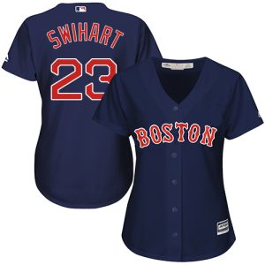 Fantastic Red Sox #23 Blake Swihart Navy Blue Alternate Women's Stitched MLB Jersey Collectors this is a must have Add it to your collection by ordering