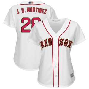 Fantastic Red Sox #28 J. D. Martinez White 2019 Gold Program Cool Base Women's Stitched MLB Jersey For a short time available Grab yours quickly to own a team jersey