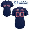 Fantastic Red Sox Personalized Authentic Blue MLB Jersey (S 3XL)