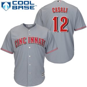 Fantastic Reds #12 Curt Casali Grey New Cool Base Stitched Youth MLB Jersey Hurry Exclusive offer Place your order immediately for a great jersey