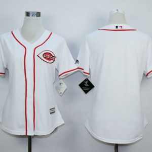 Fantastic Reds Blank White Home Women's Stitched MLB Jersey For a short time available Grab yours quickly to own a team jersey