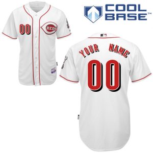 Fantastic Reds Personalized Authentic White MLB Jersey (S 3XL)