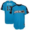 Fantastic Royals #13 Salvador Perez Blue 2017 All Star American League Stitched Youth MLB Jersey Hurry Exclusive offer Place your order immediately for a great jersey