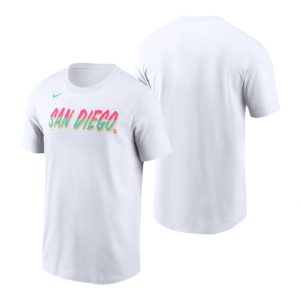 Fantastic San Diego Padres Blank 2022 City Connect Men's MLB T Shirt   White Limited stock Order now to show your love for your team