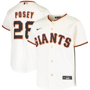 Fantastic San Francisco Giants #28 Buster Posey Nike Youth Home 2020 MLB Player Jersey Cream Sports fans this is your chance Order soon to be part of the action