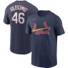 Fantastic St. Louis Cardinals #46 Paul Goldschmidt Nike Name & Number T Shirt Navy Limited stock Order now to show your love for your team