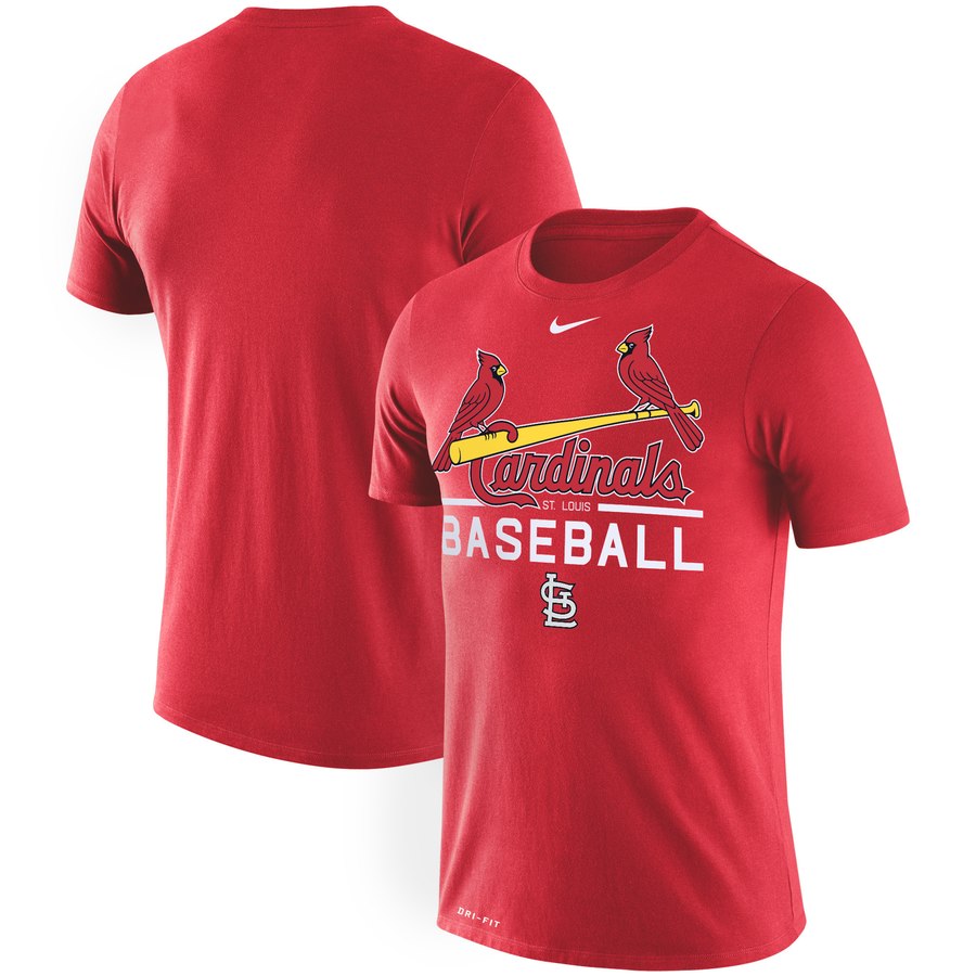 Fantastic St. Louis Cardinals Nike Practice Performance T Shirt Red
