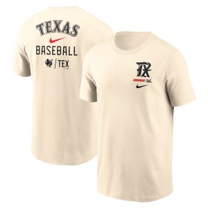Superb Texas Rangers Blank Men's Nike Cream 2023 City Connect Double T Shirt Limited stock Order now to show your love for your team
