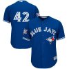 Fantastic Toronto Blue Jays #42 Majestic 2019 Jackie Robinson Day Official Cool Base Jersey Royal