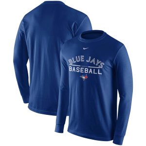 Fantastic Toronto Blue Jays Nike Practice Long Sleeve T Shirt Royal