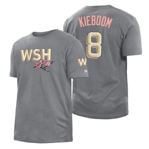 Fantastic Washington Nationals #8 Carter Kieboom Men's Nike Gray Big Tall 2022 City Connect New T Shirt Hurry Exclusive offer Place your order immediately for a great jersey