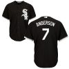 Fantastic White Sox #7 Tim Anderson Black New Cool Base Stitched MLB Jersey