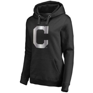 Fantastic Women's Cleveland Guardians Platinum Collection Pullover Hoodie Black Be among the first buyers Order now to enjoy top notch quality