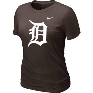 Fantastic Women's Detroit Tigers Heathered Nike Brown Blended T Shirt