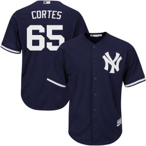 Fantastic Yankees #65 Nestor Cortes Navy Blue New Cool Base Stitched MLB Jersey
