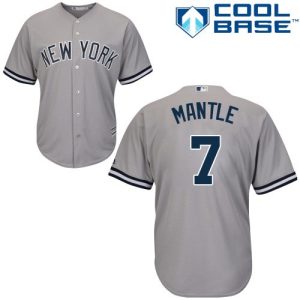 Fantastic Yankees #7 Mickey Mantle Stitched Grey Youth MLB Jersey Hurry Exclusive offer Place your order immediately for a great jersey