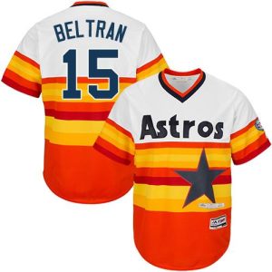 HighQuality Astros #15 Carlos Beltran White/Orange Cooperstown Stitched Youth MLB Jersey Sports fans this is your chance Order soon to be part of the action