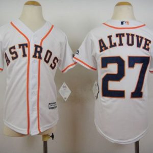 HighQuality Astros #27 Jose Altuve White Cool Base Stitched Youth MLB Jersey Retailers boost your inventory Order now to meet customer demand