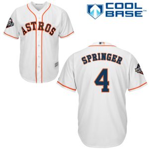 HighQuality Astros #4 George Springer White Cool Base 2019 World Series Bound Stitched Youth MLB Jersey Hurry Exclusive offer Place your order immediately for a great jersey