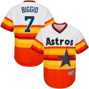 HighQuality Astros #7 Craig Biggio White/Orange Cooperstown Stitched Youth MLB Jersey For a short time available Grab yours quickly to own a team jersey