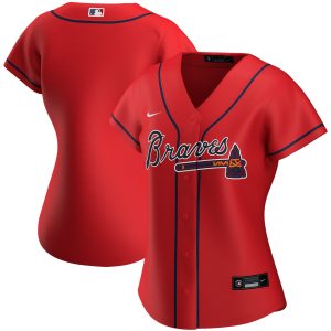 HighQuality Atlanta Braves Nike Women's Alternate 2020 MLB Jersey Red For a short time available Grab yours quickly to own a team jersey