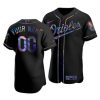 HighQuality Baltimore Orioles Custom Men's Nike Iridescent Holographic Collection MLB Jersey   Black