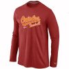 HighQuality Baltimore Orioles Long Sleeve MLB T Shirt Red