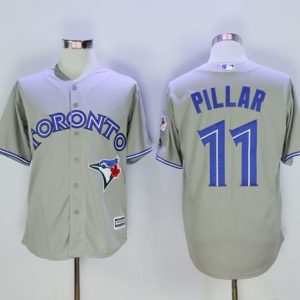HighQuality Blue Jays #11 Kevin Pillar Grey New Cool Base 40th Anniversary Stitched MLB Jersey